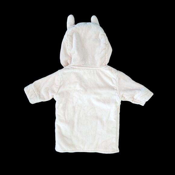 Pottery Barn Baby Kids Pink Bunny Bath Robe RETIRED 3-9 Months - Picture 2 of 3